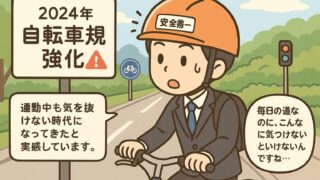 【自転車通勤の必見ガイド】法改正と厳罰化を徹底解説 