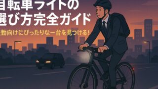 自転車通勤に最適なライトの選び方：明るさ・電源・前後ライトのポイント 